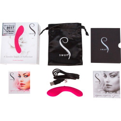 Swan Vibes Mini Vibro Swan 12cm Rose